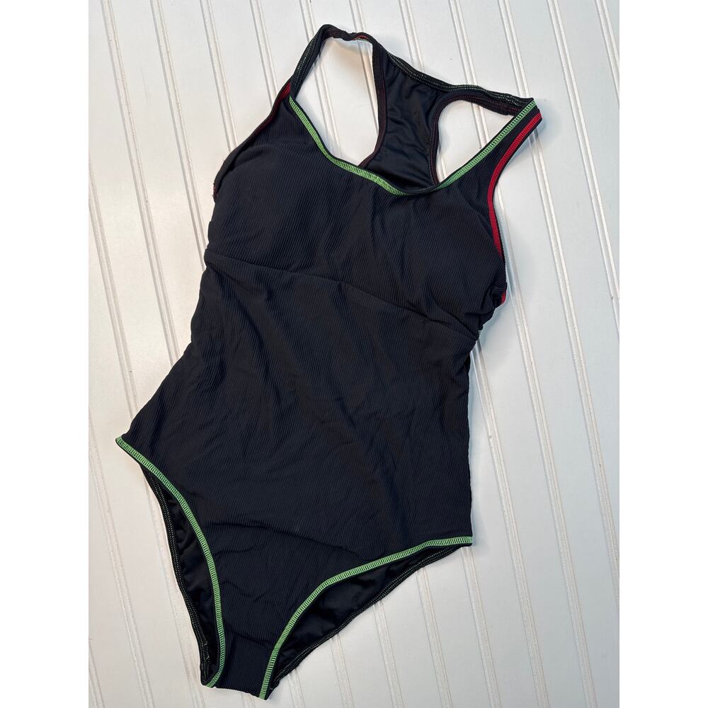 NWT Cupshe Alegria Scalloped Sage Tummy Control One-Piece Swimsuit BUNDLE Size M - Picture 5 of 6